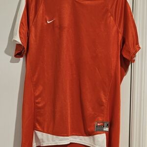 Nike Red and White Sports Jersey